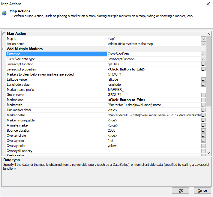 Add Markers Client Side